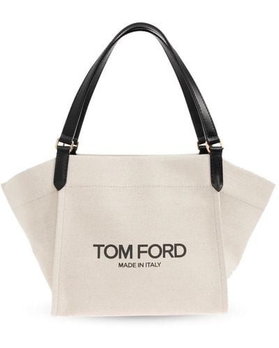 Tom Ford Amalfi medium shopper-tasche - Weiß