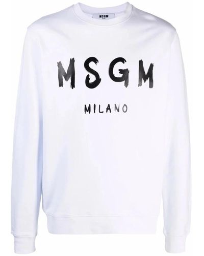 MSGM Sweatshirts - White