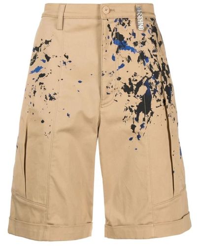 Moschino Shorts mit malerischem druck - Natur