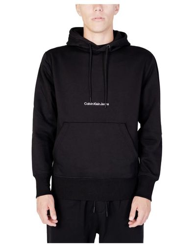 Calvin Klein Institutional hoodie j30j322894 - Nero