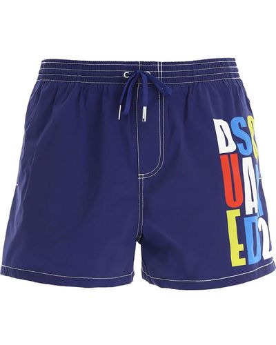 DSquared² Stylische Strandbekleidung für Männer - Blau