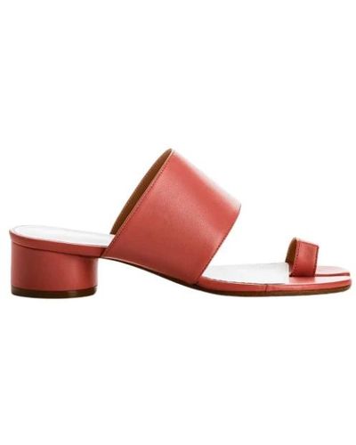 Maison Margiela Shoes > heels > heeled mules - Rouge