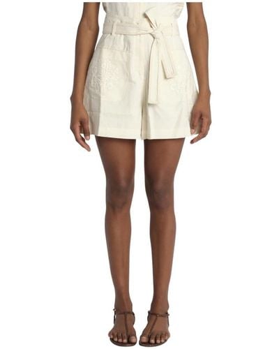 Louise Misha Shorts > casual shorts - Blanc