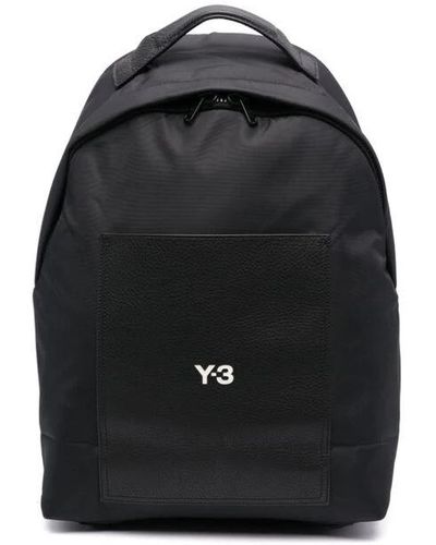 Y-3 Gepolsterte schwarze bum bag,lux rucksack