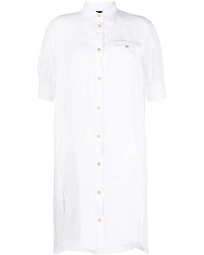 Fay Shirt Dresses - White
