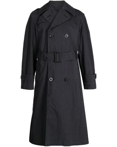 Maison Margiela Coats > double-breasted coats - Noir