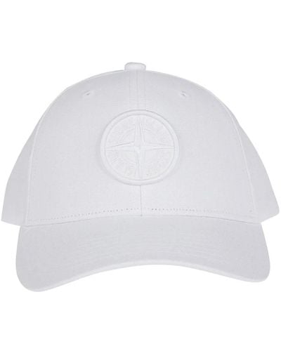 Stone Island Caps - White