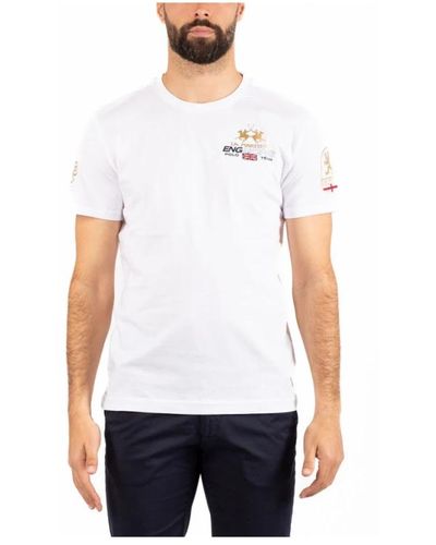 La Martina Polo shirt klassischer stil - Weiß
