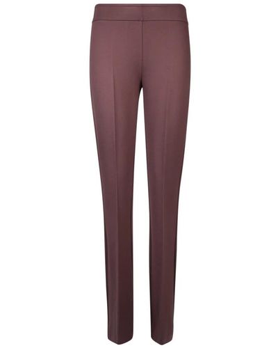 Blanca Vita Slim-Fit Trousers - Purple