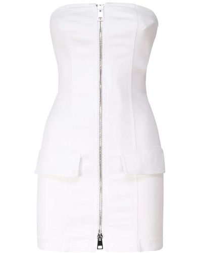 Dondup Short Dresses - White