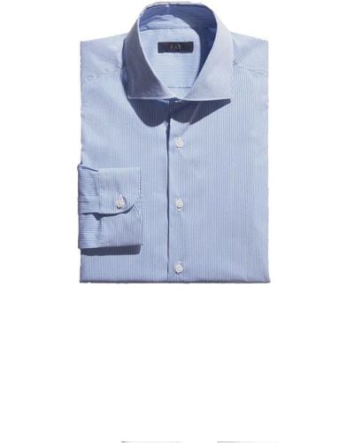 Fay Shirts > formal shirts - Bleu