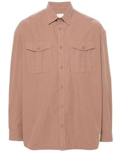 Emporio Armani Casual Shirts - Brown