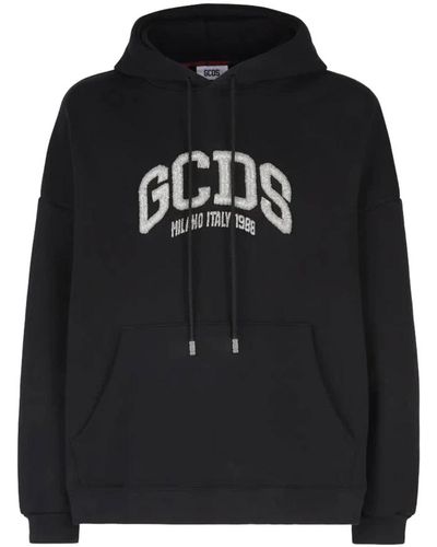 Gcds Bling loose hoodie - Nero