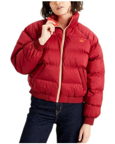 Levi's Down Jackets - Red