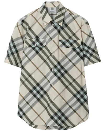 Burberry Short sleeve shirts - Grau