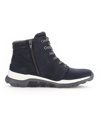 Gabor Shoes > boots > lace-up boots - Bleu