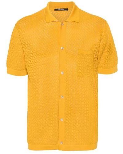 Tagliatore Shirts > short sleeve shirts - Jaune