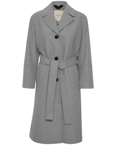 Part Two Coats > belted coats - Gris