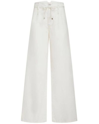 Etro Wide Jeans - White