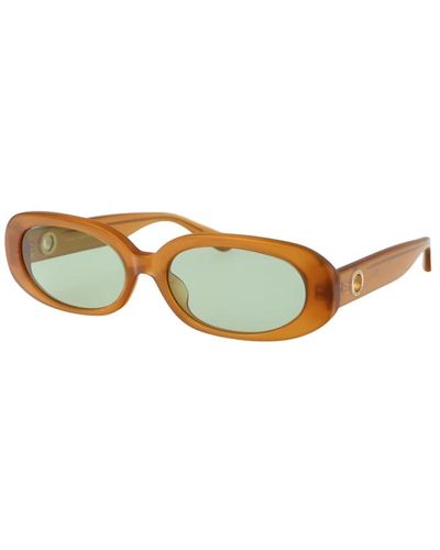 Linda Farrow Stylische sonnenbrille für cara - Gelb
