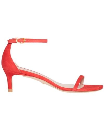 Stuart Weitzman High Heel Sandals - Red