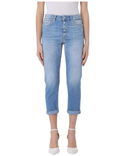Dondup Cropped Jeans - Blue