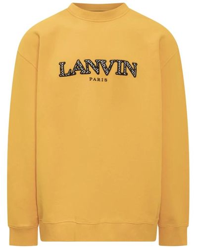 Lanvin Klassischer sweatshirt - Gelb