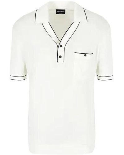 Giorgio Armani Tops > polo shirts - Blanc