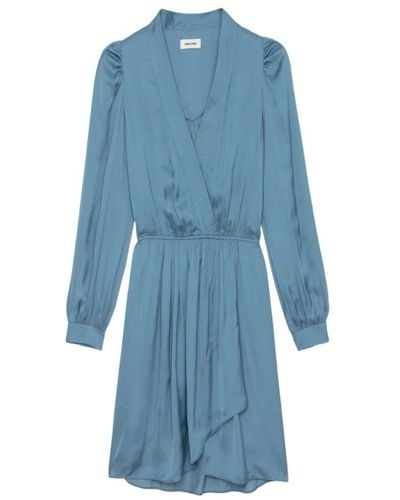 Zadig & Voltaire Short Dresses - Blue