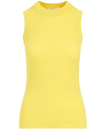 Sportmax Sleeveless Tops - Yellow