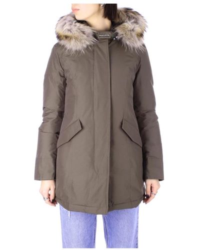 Woolrich Jackets > faux fur & shearling jackets - Marron