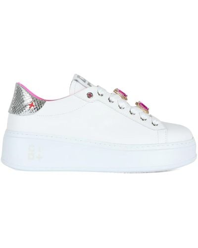 GIO+ Sneakers in pelle geco - Bianco
