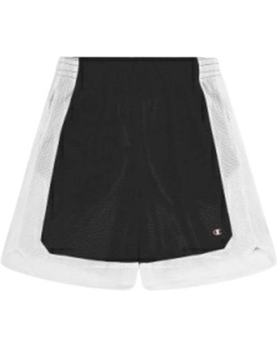 Champion Legacy schwarze bermuda basket shorts