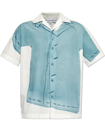 JW Anderson Short Sleeve Shirts - Blue