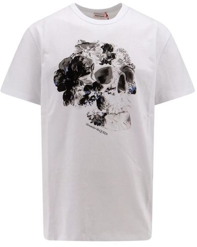 Alexander McQueen T-Shirts - Gray