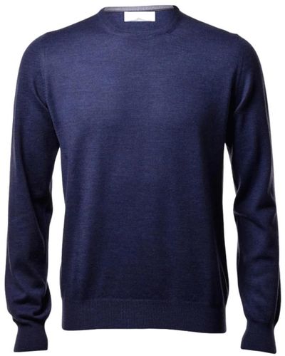 Paolo Fiorillo Round-Neck Knitwear - Blue