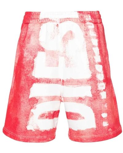 DIESEL Casual Shorts - Red
