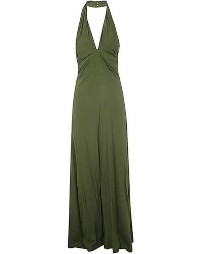 Semicouture Maxi Dresses - Green