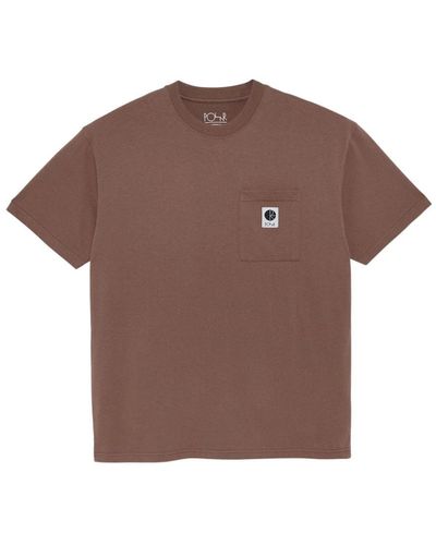 POLAR SKATE T-Shirts - Brown