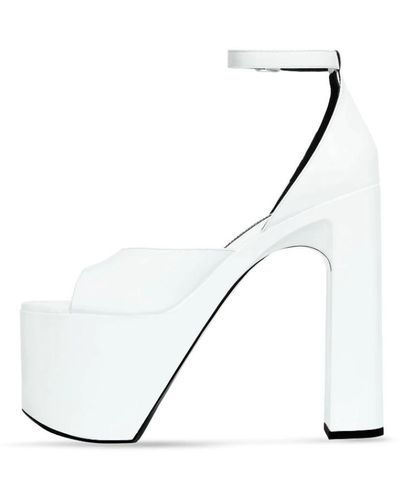 Balenciaga High Heel Sandals - White