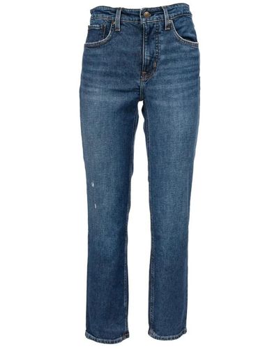 Ralph Lauren High waist straight fit denim jeans - Blau