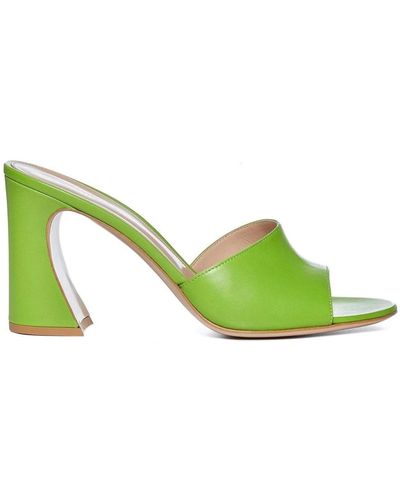 Gianvito Rossi Heeled Mules - Green