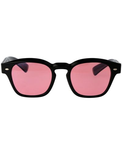 Oliver Peoples Stylische maysen sonnenbrille für den sommer - Braun