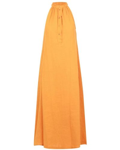 Ottod'Ame Midi dresses - Orange
