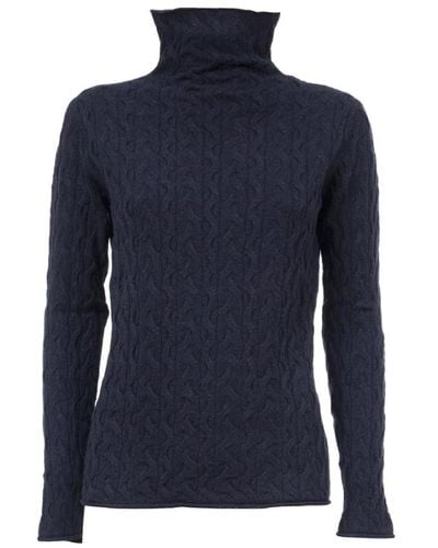 Le Tricot Perugia Knitwear > turtlenecks - Bleu