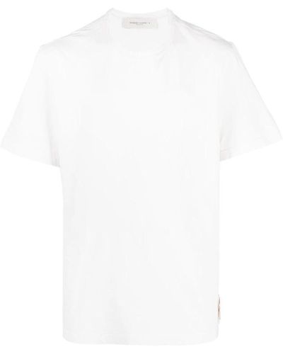 Golden Goose Herren Distressed T-Shirt - Edgy Stil - Weiß