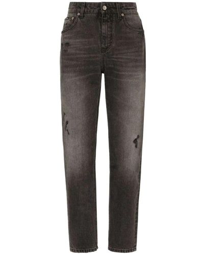 Dolce & Gabbana Slim-Fit Jeans - Grey