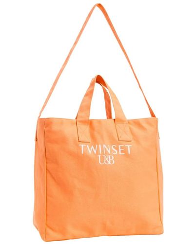 Twin Set Tote Bags - Orange