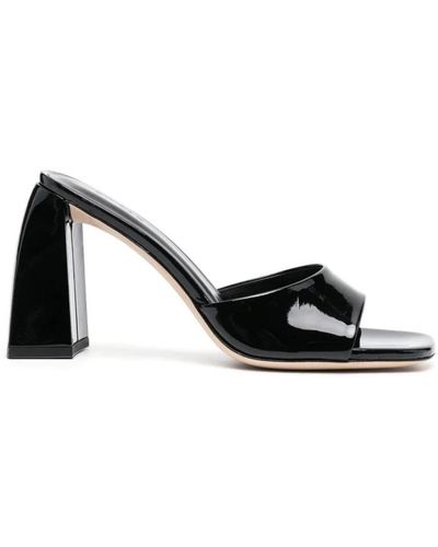 BY FAR Heeled Mules - Black