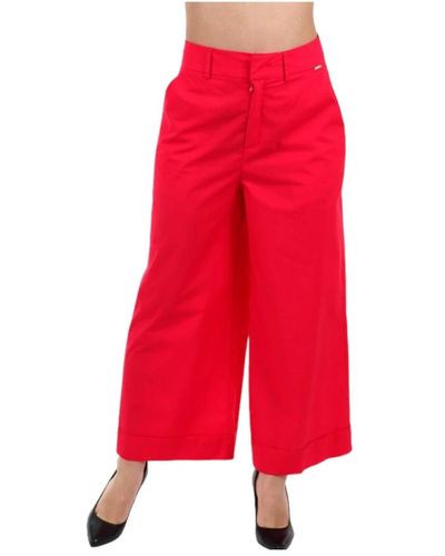 Liu Jo Pantalones negros clásicos - Rojo